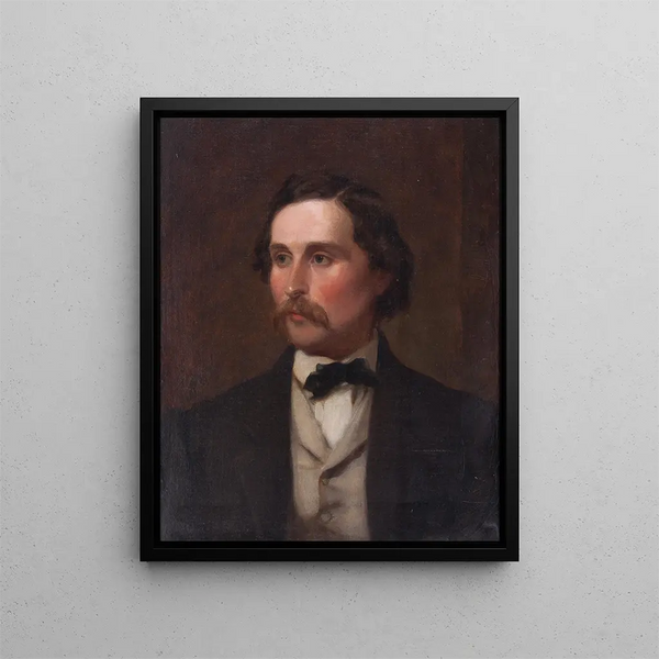 Nathan Flint Baker - Emanuel Gottlieb Leutze — inramlat konstverk på väggen