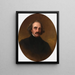 Nathaniel Hawthorne - Emanuel Gottlieb Leutze — inramlat konstverk på väggen