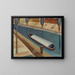 Motif de Bruges - Emanuel Schättli — inramlat konstverk på väggen