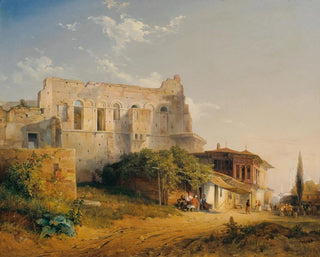 Palais de Tekfur i Konstantinopel - Emanuel Stöckler — vy av konstverket