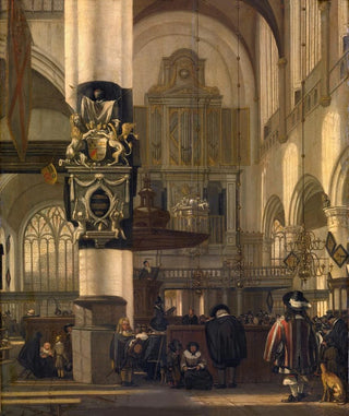 Emanuel de Witte - Interior of the Protestant Church.webp
