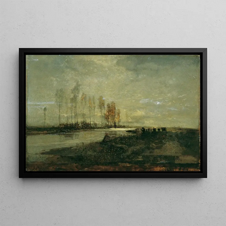 Emil Jakob Schindler - An der Thaya bei Lundenburg II.webp