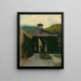 Château devant un paysage vallonné - Emil Orlik — inramlat konstverk på väggen