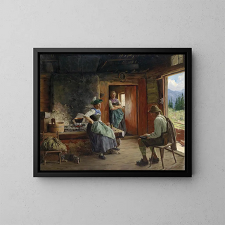 Emil Rau - Besuch auf der Alm.webp