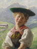 Tête de Dirndl - Emil Rau — vy av konstverket