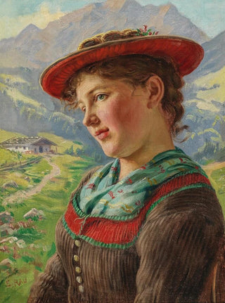 Emil Rau - Girl in a Mountain Setting.webp