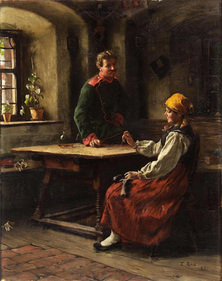 Emil Rau - Officer with Peasant.webp