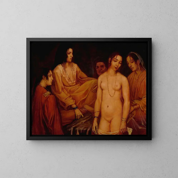 harem - Émile Bernard — inramlat konstverk på väggen