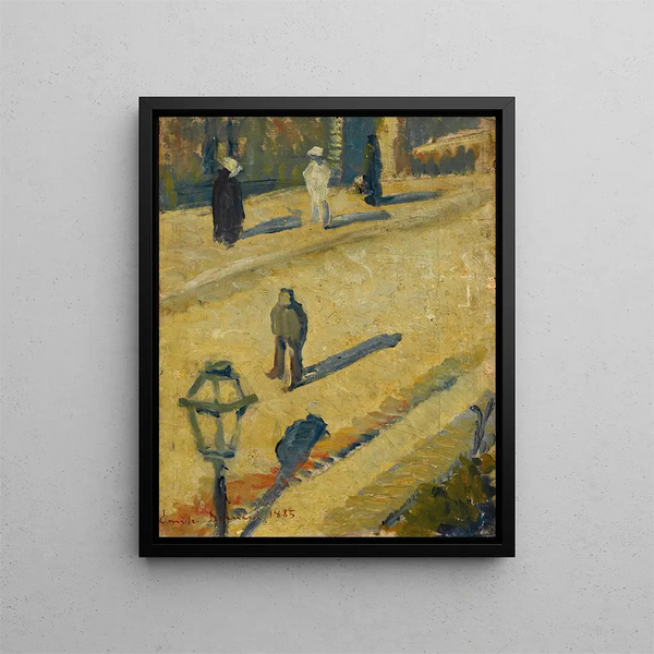 Rue Square - Émile Bernard — inramlat konstverk på väggen