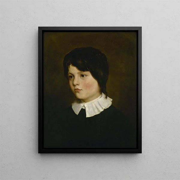 Charles Hugo barn - Émile Champmartin — inramlat konstverk på väggen