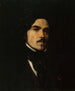 Portrait d'Eugène Delacroix 1798-1863 peintre - Émile Champmartin — vy av konstverket