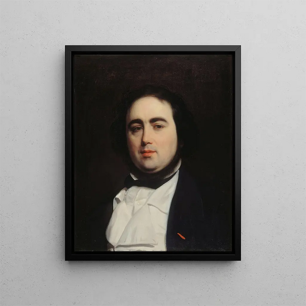 Jules Janin 1804-1874 författare och kritiker - Émile Champmartin — inramlat konstverk på väggen