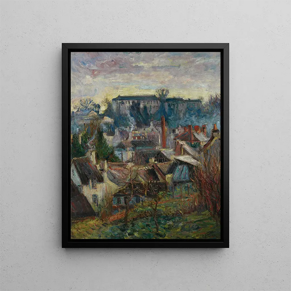 Falaise - Émile Othon Friesz — inramlat konstverk på väggen