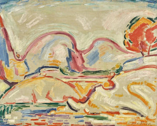 La Ciotat - Émile Othon Friesz — vy av konstverket