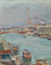 La Seine à Paris, la Tour Eiffel, le jour - Émile Othon Friesz — vy av konstverket