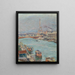 La Seine à Paris, la Tour Eiffel, le jour - Émile Othon Friesz — inramlat konstverk på väggen