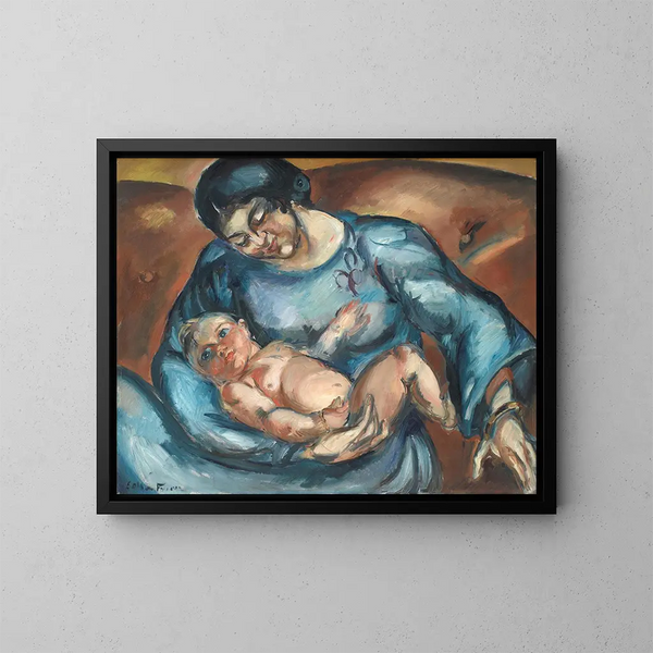 L'amour des mères - Émile Othon Friesz — inramlat konstverk på väggen