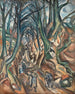 La route en contrebas en hiver - Émile Othon Friesz — vy av konstverket