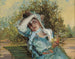 Fille aux fleurs - Emilio Sala y Francés — vy av konstverket