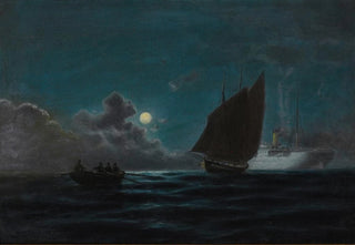 Emilios Prosalentis - Ships By Moonlight.webp