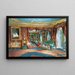 Vue d'un intérieur 1867 - Emma Roberts — inramlat konstverk på väggen