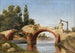 Vieux pont de pierre - Emmy Mayer — vy av konstverket