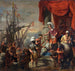 Énée vid Latinus hov - Ferdinand Bol — vy av konstverket