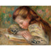 Reproduktion av målningen Barn som läser - Pierre-Auguste Renoir