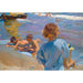 Reproduktion av målningen Barn på stranden, Valencia - Joaquín Sorolla