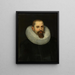 Jean II Moretus - Erasmus Quellinus den yngre — inramlat konstverk på väggen