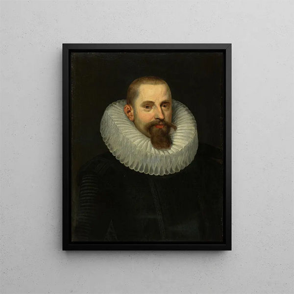 Jean II Moretus - Erasmus Quellinus den yngre — inramlat konstverk på väggen