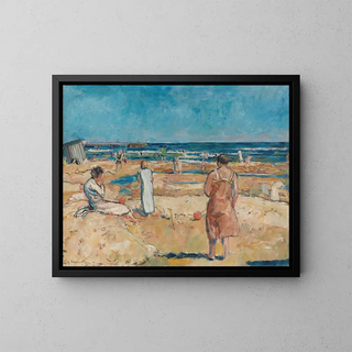 Erich Bttner - Strand bei Heringsdorf nach Hochwasser.webp