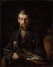 Portrait av konstnären Nils Hansteen - Erik Werenskiold — vy av konstverket
