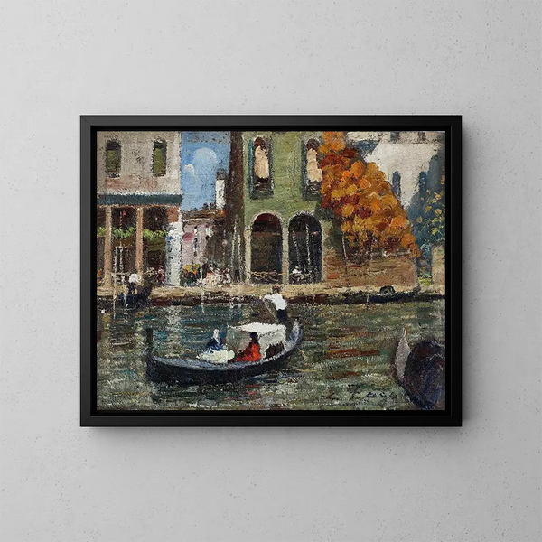 Venise - Erma Zago — inramlat konstverk på väggen