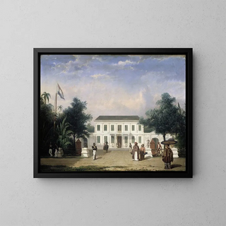 Ernest Alfred Hardouin - House on the Rijswijk Batavia Jalan Veteran.webp