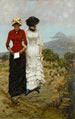 Approaching the appointment - Ernest Giroux — vy av konstverket