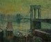 Pont de Brooklyn - Ernest Lawson — vy av konstverket