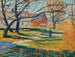 landsbygd - Ernest Lawson — vy av konstverket