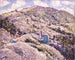 guldutvinning i Cripple Creek - Ernest Lawson — vy av konstverket