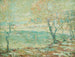 Inwood vid Hudson under snön - Ernest Lawson — vy av konstverket