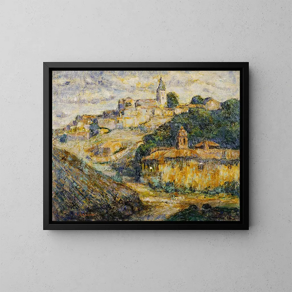 Skymning i Spanien - Ernest Lawson — inramlat konstverk på väggen