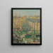 Vue du pont - Ernest Lawson — inramlat konstverk på väggen
