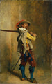 En musketeer från Louis XIII:s tid - Ernest Meissonier — vy av konstverket