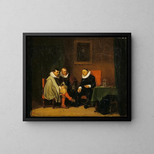 holländsk bourgeois - Ernest Meissonier — inramlat konstverk på väggen