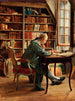 The Bibliophile - Ernest Meissonier — vy av konstverket