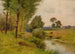 på floden Housatonic Connecticut - Ernest Parton — vy av konstverket