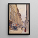 La rue Dorothée à Vienne avec l'ancien mont-de-piété - Ernst Graner — inramlat konstverk på väggen