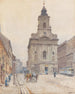 La så kallade Rauchfangkehrerkirche i Wien - Ernst Graner — vy av konstverket