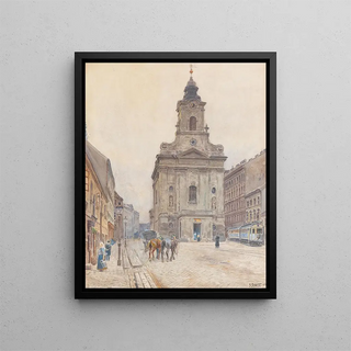 Ernst Graner - The socalled Rauchfangkehrerkirche in Vienna.webp
