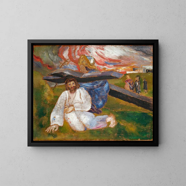 Christ - Ernst Josephson — inramlat konstverk på väggen